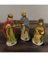 Vintage Replacement Ceramic Nativity Scene Set Figurine 3 Wise Men Hand ... - $28.95