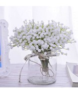 10 Pcs./30 Bunches White Baby&#39;S Breath Fake Gypsophila Faux Plants For W... - £32.99 GBP