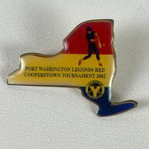 Vintage Peter Perna Lapel Pin Cooperstown Tournament 2002 Baseball New York - $11.39