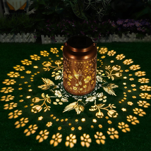 Solar Lanterns Outdoor Waterproof Hummingbird Garden Decor Gifts for Wom... - £34.10 GBP