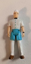 Fisher Price Sweet Streets Dollhouse Doll Ice Cream Man with Apron and Hat - $10.45