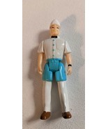 Fisher Price Sweet Streets Dollhouse Doll Ice Cream Man with Apron and Hat - $14.24 CAD