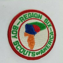 Region 6 Six Boy Scouts of America BSA Plastic Back Patch - £5.60 GBP