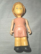 LITTLE TIKES Dollhouse Mom Wearing Pink Outfit Stands and Sits Head Moves - £7.86 GBP