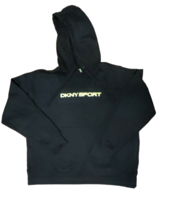 Dkny Sport Ladies Kangaroo Pocket Logo Hoodie, Black, Size Medium - $16.83