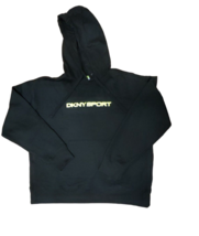 Dkny Sport Ladies Kangaroo Pocket Logo Hoodie, Black, Size Medium - $256.23 MXN
