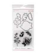 Decorative Dies And Clear Acrylic Stamps Rose - £36.36 GBP