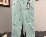 Vineyard Vines Boys Breaker Pants Size 14 Aqua Sky Embroidered Surfboard... - $39.57