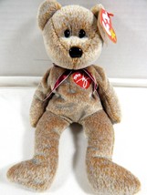 1999 TY Beanie Baby original collection Signature Bear P.E. Pellets Beanie - £136.33 GBP