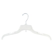 Unbreakable Clear Plastic Dress/Shirt Hanger- 17&quot; Box of 100 - $1,093.97 MXN
