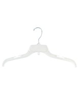 Unbreakable Clear Plastic Dress/Shirt Hanger- 17&quot; Box of 100 - $58.28