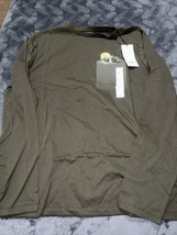 Men&#39;s Long Sleeve Graphic T-Shirt - Goodfellow &amp; Co Dark Green/Shapes Sm... - £6.33 GBP