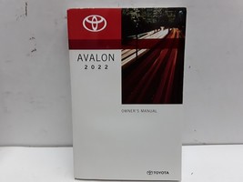 2022 Toyota Avalon Owners Manual [Paperback] Auto Manuals - $122.49