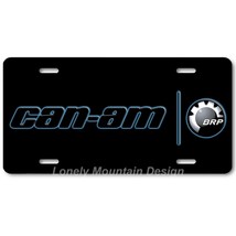 Can-Am Inspired Art on Black FLAT Aluminum Novelty Auto License Tag Plate - £13.62 GBP