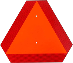 Slow Moving Vehicle Safety Sign Slow Moving Vehicle Triangle Sign Aluminum Grade - £13.43 GBP