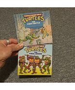 VTG Retro Teenage Mutant Ninja Turtles lot of 2 mini books 1990 - $11.37