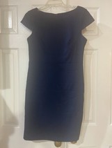 AGB Navy Blue Mini Sleeve Sheath  Women’s Dress  S - £17.89 GBP