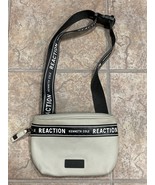 KENNETH COLE REACTION Waist Bag Fanny Pack Purse Seatbelt Strap Gray Veg... - $37.68 CAD