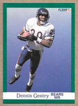 Fleer 1991 Dennis Gentry Chicago Bears #219      Football - £1.33 GBP