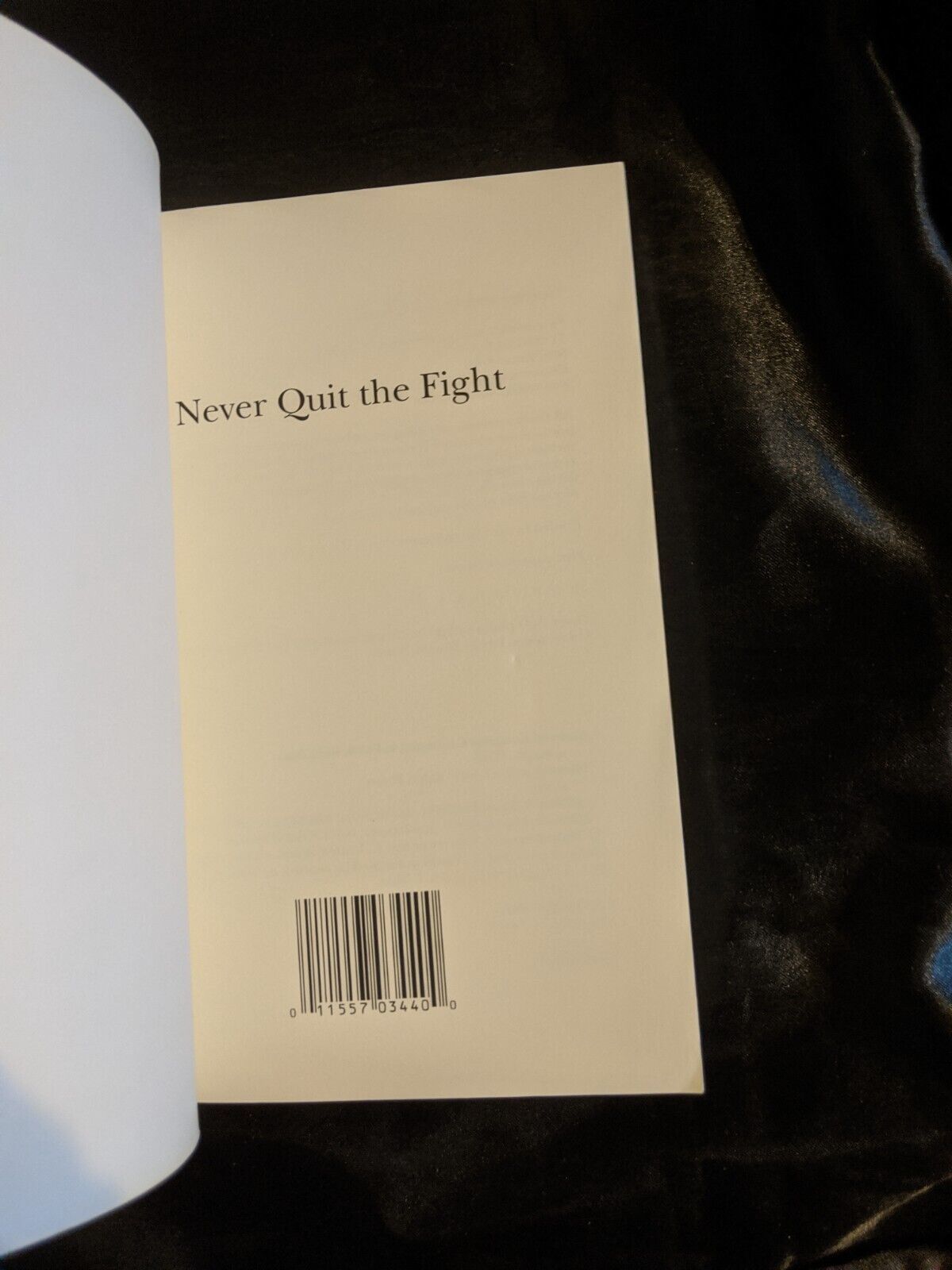 Never Quit the Fight - Paperback By Peters, Ralph  - $5.93