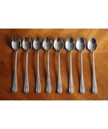 Lot of 8x Towle ASHLEY Stainless Supreme Korea Iced Teaspoon Tea Spoons ... - $353.57 MXN