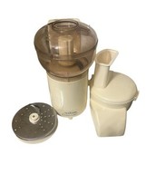 Vintage Sunbeam Oskar Food Processor 14081 Made in France With Attachmen... - $43.73