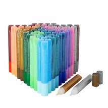72 Pack Glitter Glue Pens, Rainbow Glue Stick Set For Arts And Crafts Projects,  - £28.18 GBP