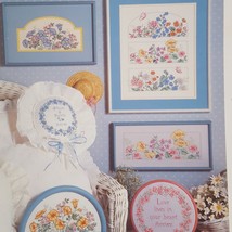 Meadow Flowers Counted Cross Stitch Pattern Leaflet Book 141 1988 Dimensions  - $13.86