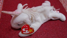 TY Beanie Baby - MYSTIC the Unicorn (irredescent horn) w/ERRORS - READ L... - £379.55 GBP