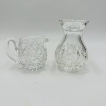 Waterford Crystal Posy Bulb Vase &amp; Mini Pitcher 4” &amp; 3” - £47.81 GBP