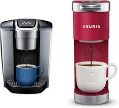 Keurig K-Elite Single-Serve K-Cup Pod Coffee Maker, Brushed Silver &amp; K-Mini Plus - £346.00 GBP