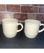 Set Of 2 Stoneware Coffee Mugs  Made In Japan - £8.70 GBP