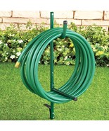 Garden Water Hose Storage Caddy Reel Hose Holder Stand Yard Stake Outdoo... - $19.85 CAD