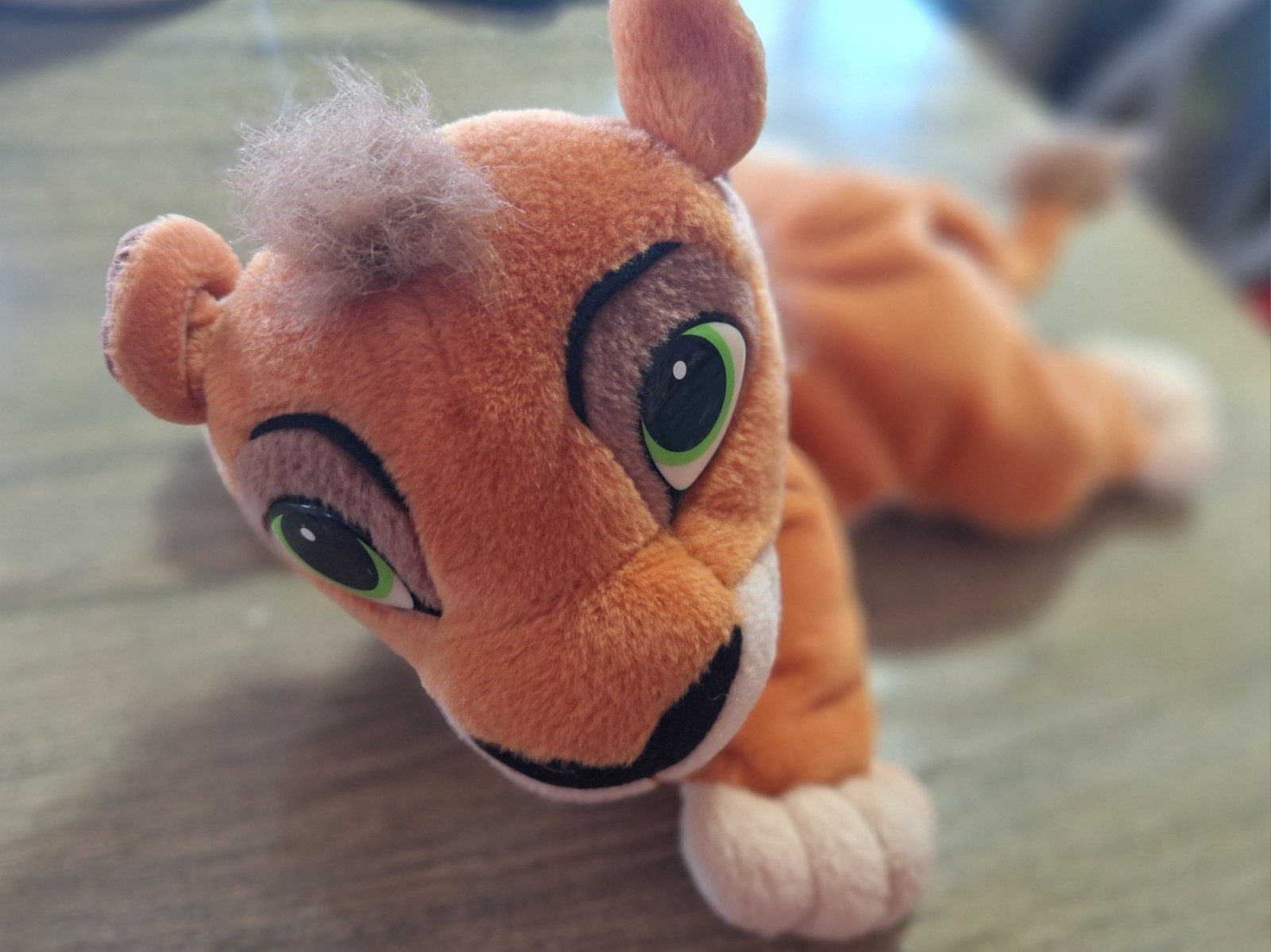 Vintage 1998 Disney The Lion King 2 Simba&#39;s Pride Mattel Kovu Bean 9&quot; Pl... - $30.84