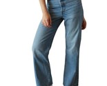 Levis Women&#39;s size 30 Ribcage Straight Jeans Blue Stretch Button fly EUC - £22.85 GBP