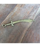 Brass Bronze Turkey Istanbul Sword Letter Opener 5.5” - $248.99 MXN