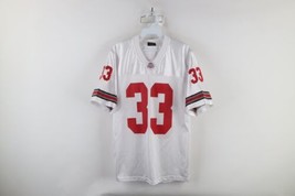 Vintage Boys Large Striped Mesh Ohio State University Football Jersey Wh... - £30.23 GBP