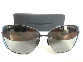 New PORSCHE DESIGN P 8599 P8599 B Blue Titanium Mirrored Women&#39;s Sunglasses - £149.50 GBP