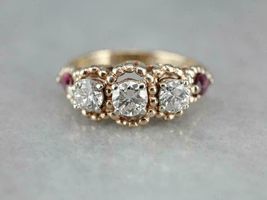 2.00 Ct Round Cut Diamond Women&#39;s Engagement Ring 14k Yellow Gold Finish - £70.69 GBP