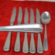 7X Oneida USA Stainless Gala Impulse Flatware2 Table Spoons 5 Butter Knives - $12.98