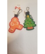 Lot ALDI Quarter Keeper Keychain Holder Ninja Gingerbread Christmas Holi... - £14.41 GBP