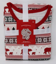 Women&#39;s Holiday Fair Isle Print Matching Family Pajama Set Wondershop Size M - £15.53 GBP