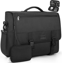 Messenger Bag for Men 15.6 Inch Waterproof Laptop Briefcase with Cable O - €56,93 EUR