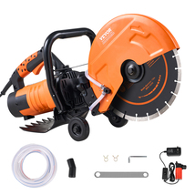 VEVOR Electric Concrete Saw, 12", 1800W with Max. 4.5" Adjustable Cuttin... - $162.90