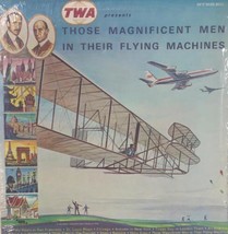 TWA THOSE MAGNIFICENT MEN &amp; THEIR FLYING MACHINES Promo LP 60s George Ga... - £42.72 GBP