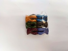Girl&#39;s Design Unbreakable Plastic Hair Clutchers - Multicolor (Set of 6 Pieces) - £12.69 GBP