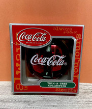 Christmas Coca Cola Ornament Trim A Tree Collection Santa Holographic Or... - £7.85 GBP