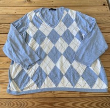 Tommy Hilfiger Men’s V Neck Sweater size 3X Blue S6 - $17.72