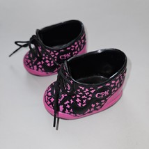 Cabbage Patch Kids CPK Pink Black Shoes Sneakers Doll Clothes READ - $24.70