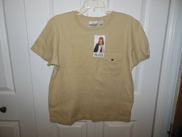 Ladies NWT Russ Brand Beige Textured Blouse Large - £10.38 GBP